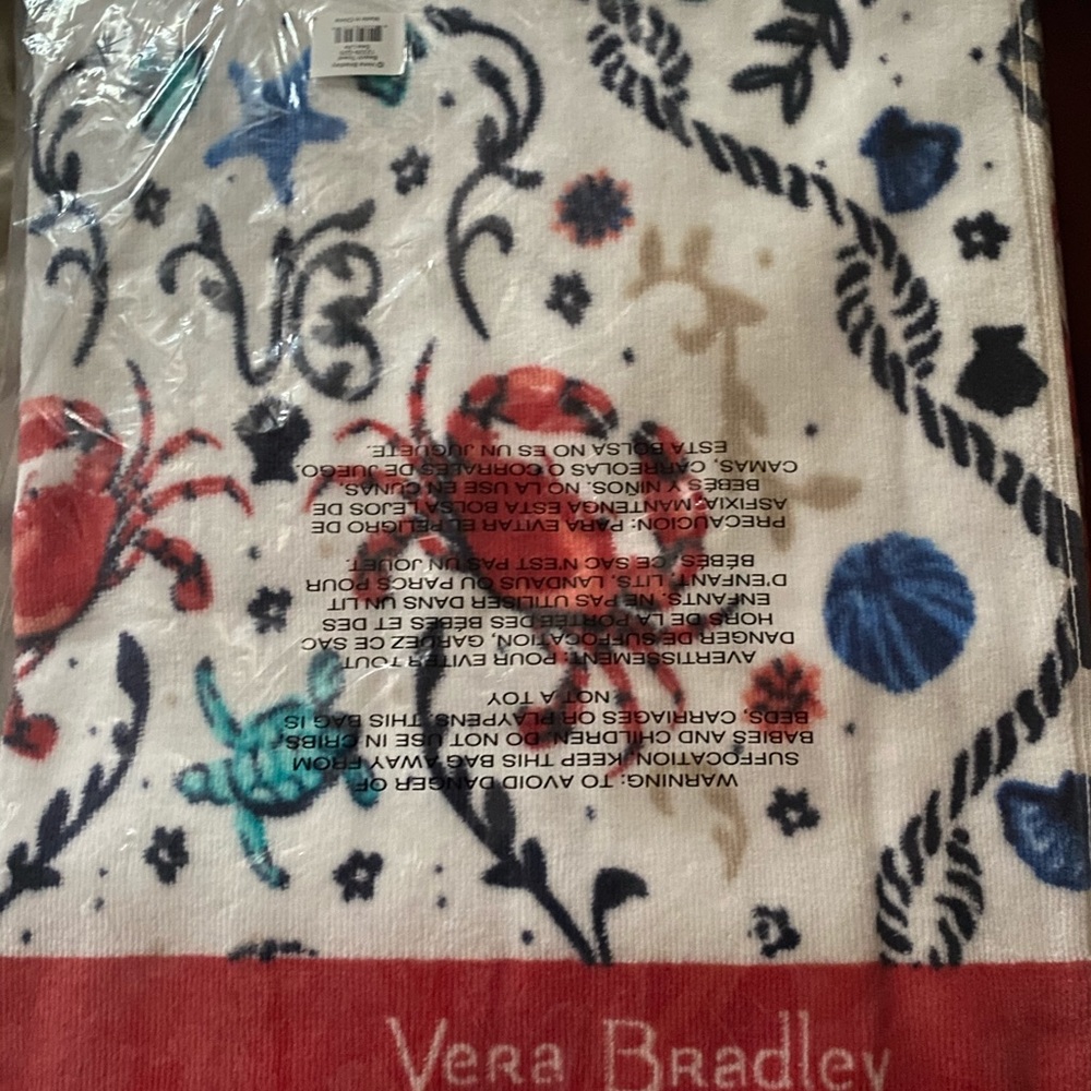 Vera Bradley beach towel